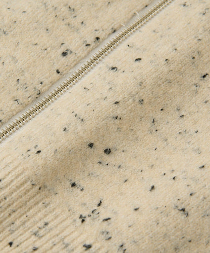 【可當開衫穿的】短款拉鍊針織衫