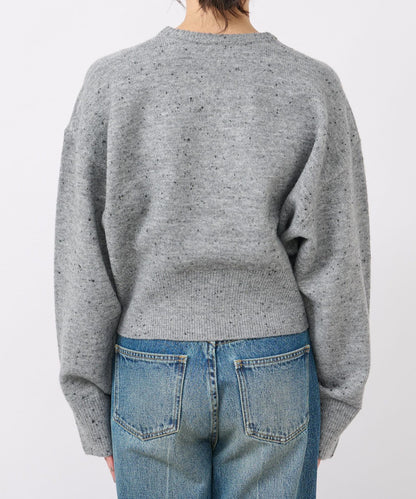 【可當開衫穿的】短款拉鍊針織衫