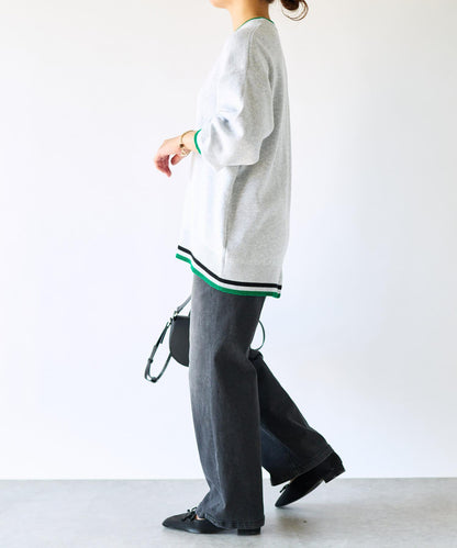 《限定·穿著舒適》條紋針織衫