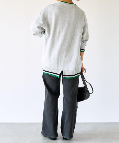 《限定·穿著舒適》條紋針織衫