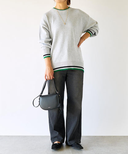 《限定·穿著舒適》條紋針織衫