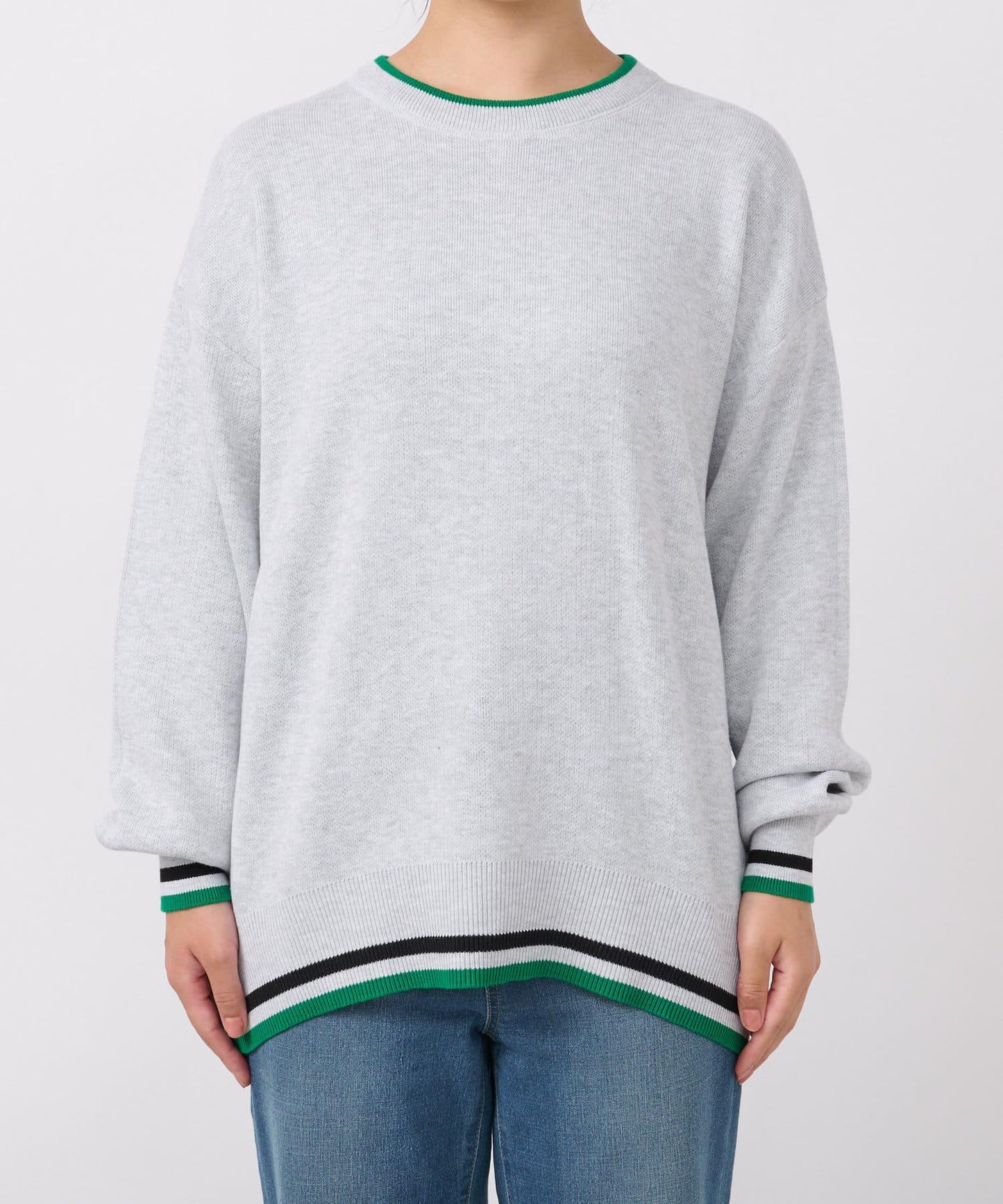 《限定·穿著舒適》條紋針織衫