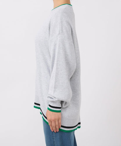 《限定·穿著舒適》條紋針織衫