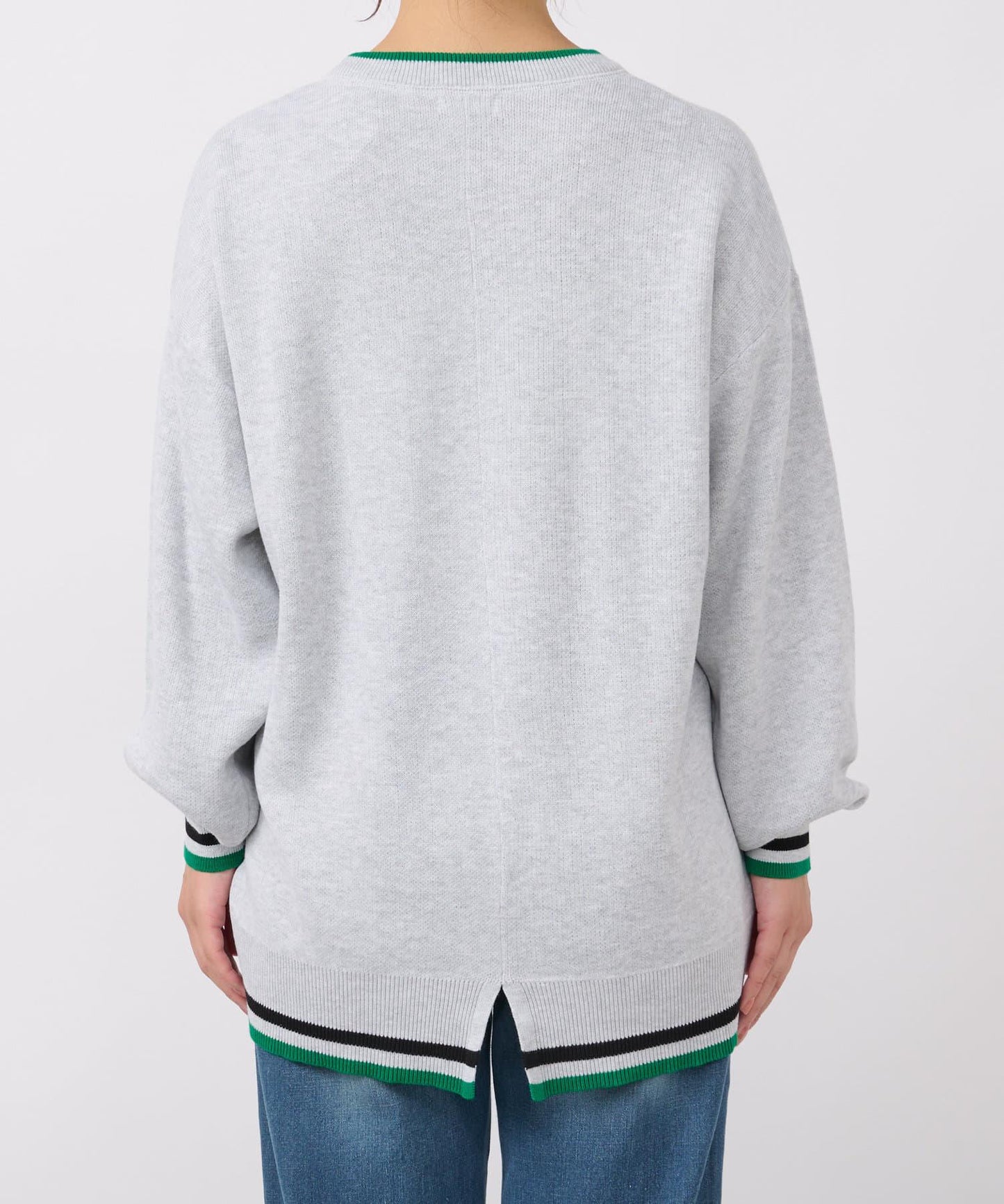 《限定·穿著舒適》條紋針織衫