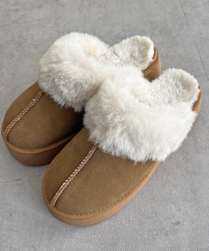 厚底羊毛鞋
