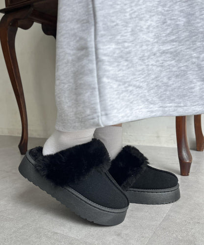 厚底羊毛鞋
