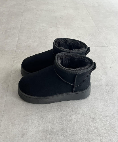 厚底羊毛靴