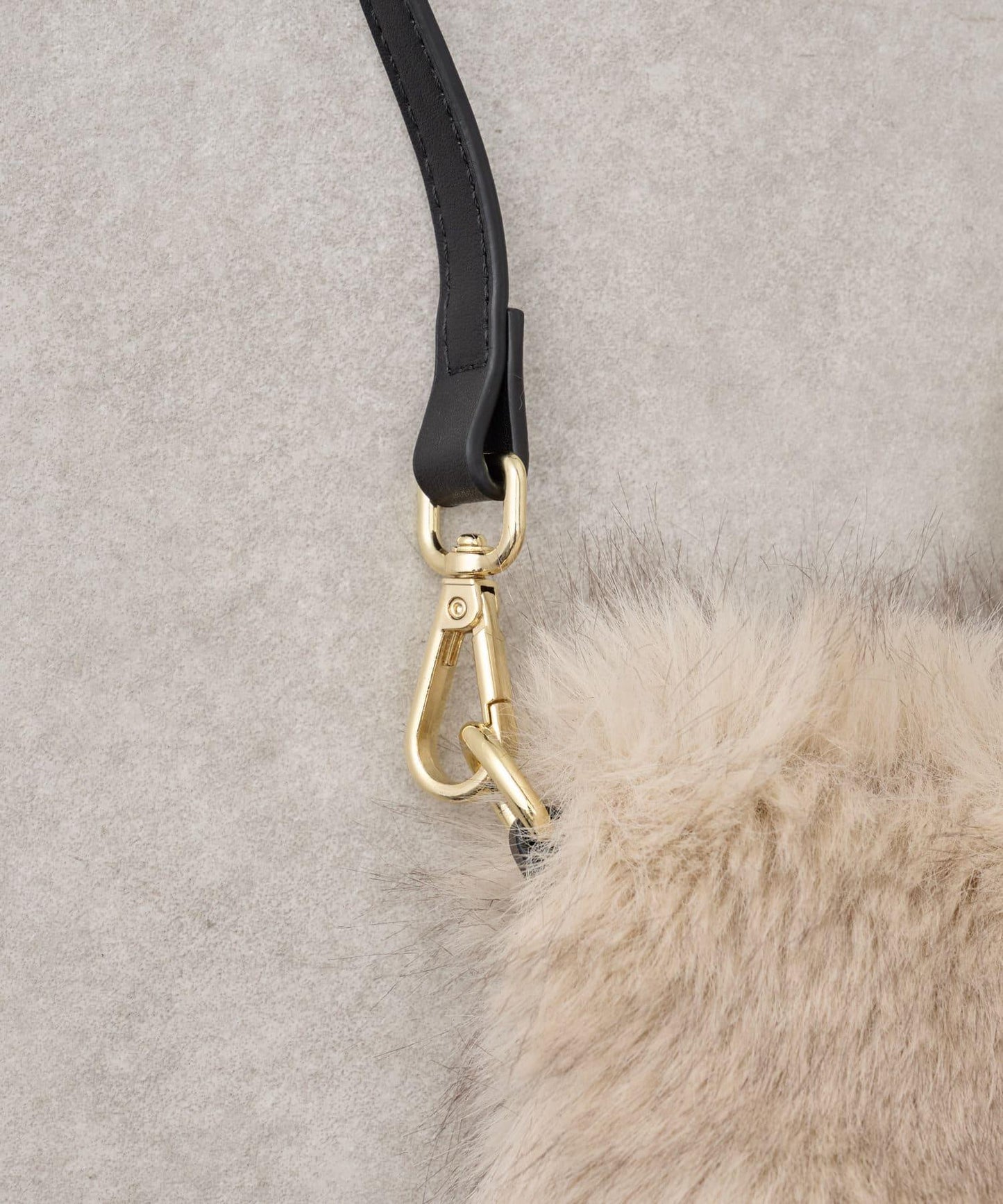 人造毛雙肩手提袋