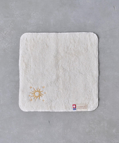 太陽和月亮 刺繡毛巾手帕