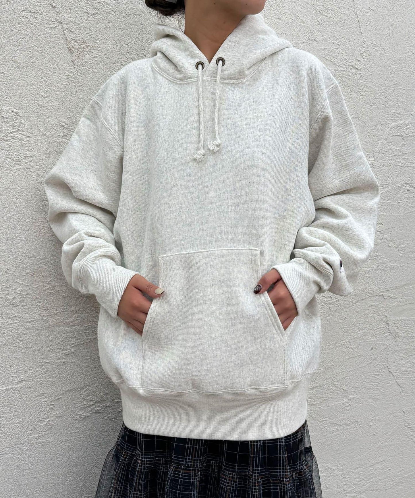 【Champion/冠軍】反絨(R) 帶帽衛衣