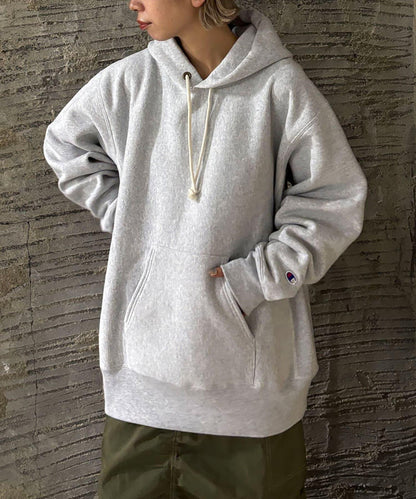 【Champion/冠軍】反絨(R) 帶帽衛衣