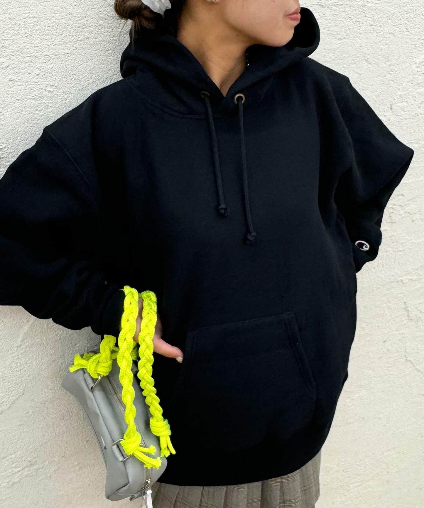 【Champion/冠軍】反絨(R) 帶帽衛衣