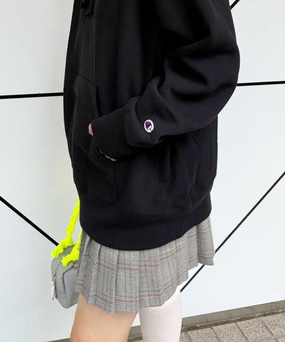 【Champion/冠軍】反絨(R) 帶帽衛衣