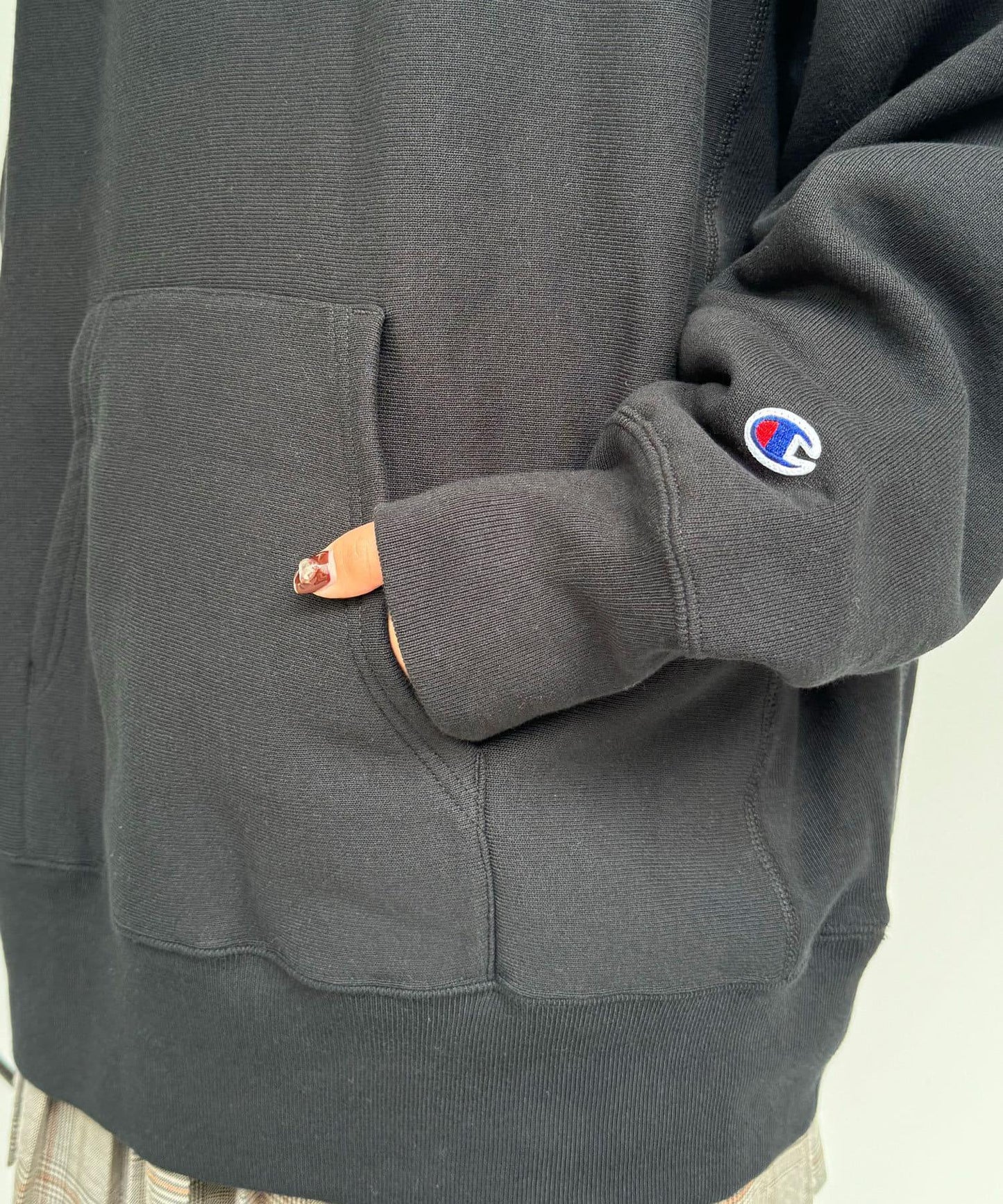 【Champion/冠軍】反絨(R) 帶帽衛衣