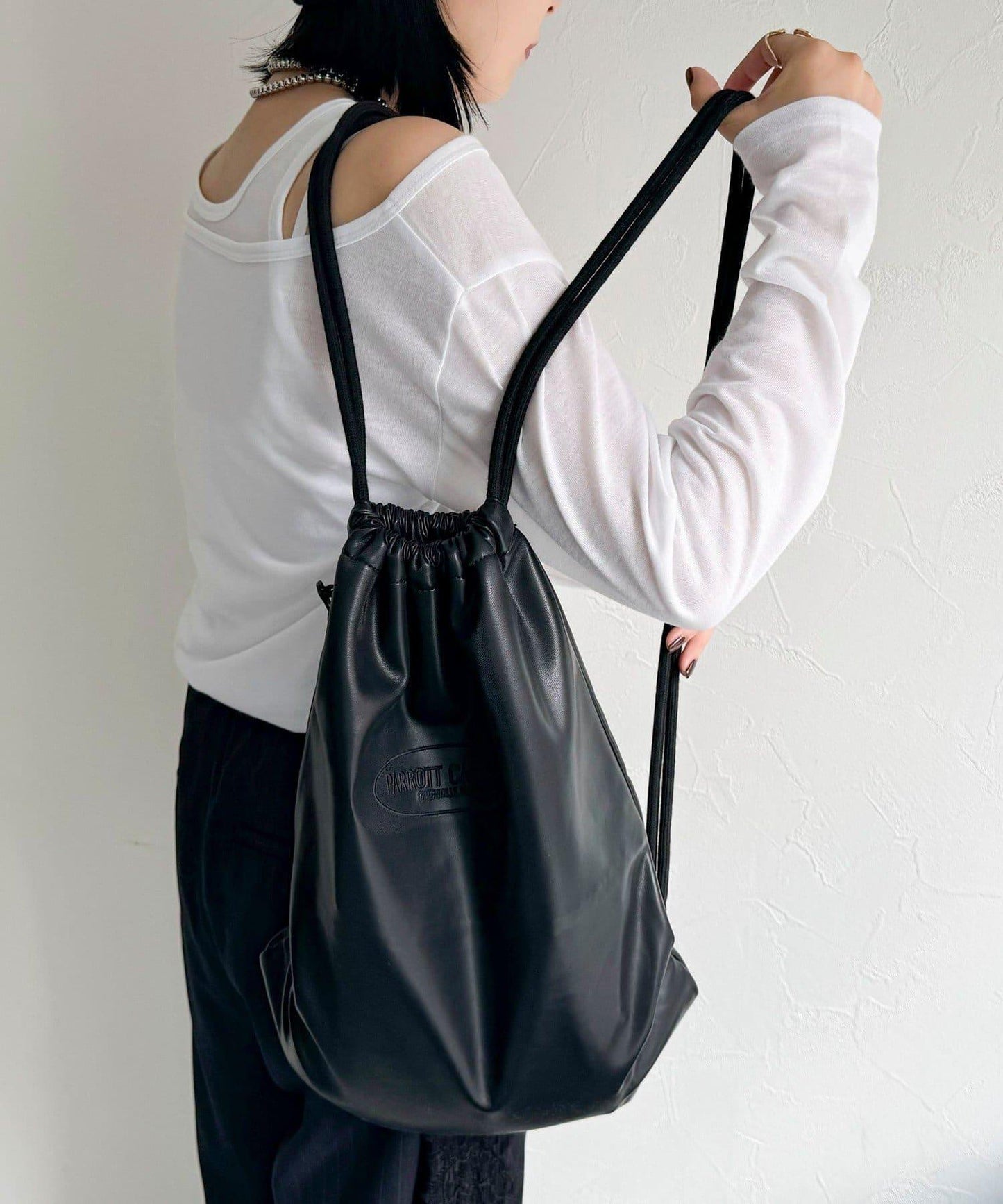 【PARROTT CANVAS/帕羅特帆布】PU皮革絨布揹包