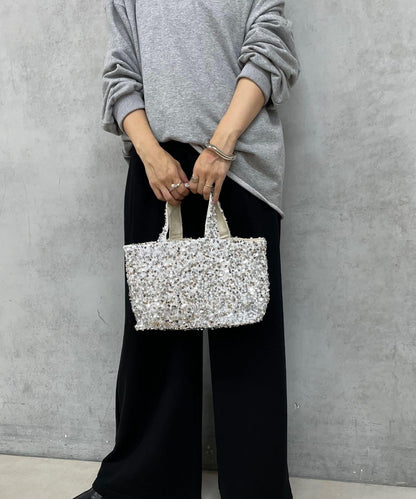 亮片手提包