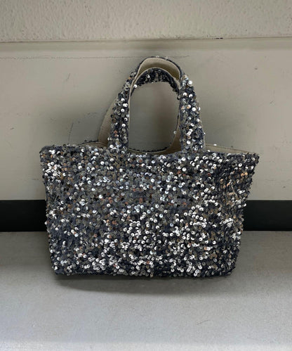 亮片手提包