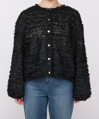 《限定》蕾絲下襬襯衫