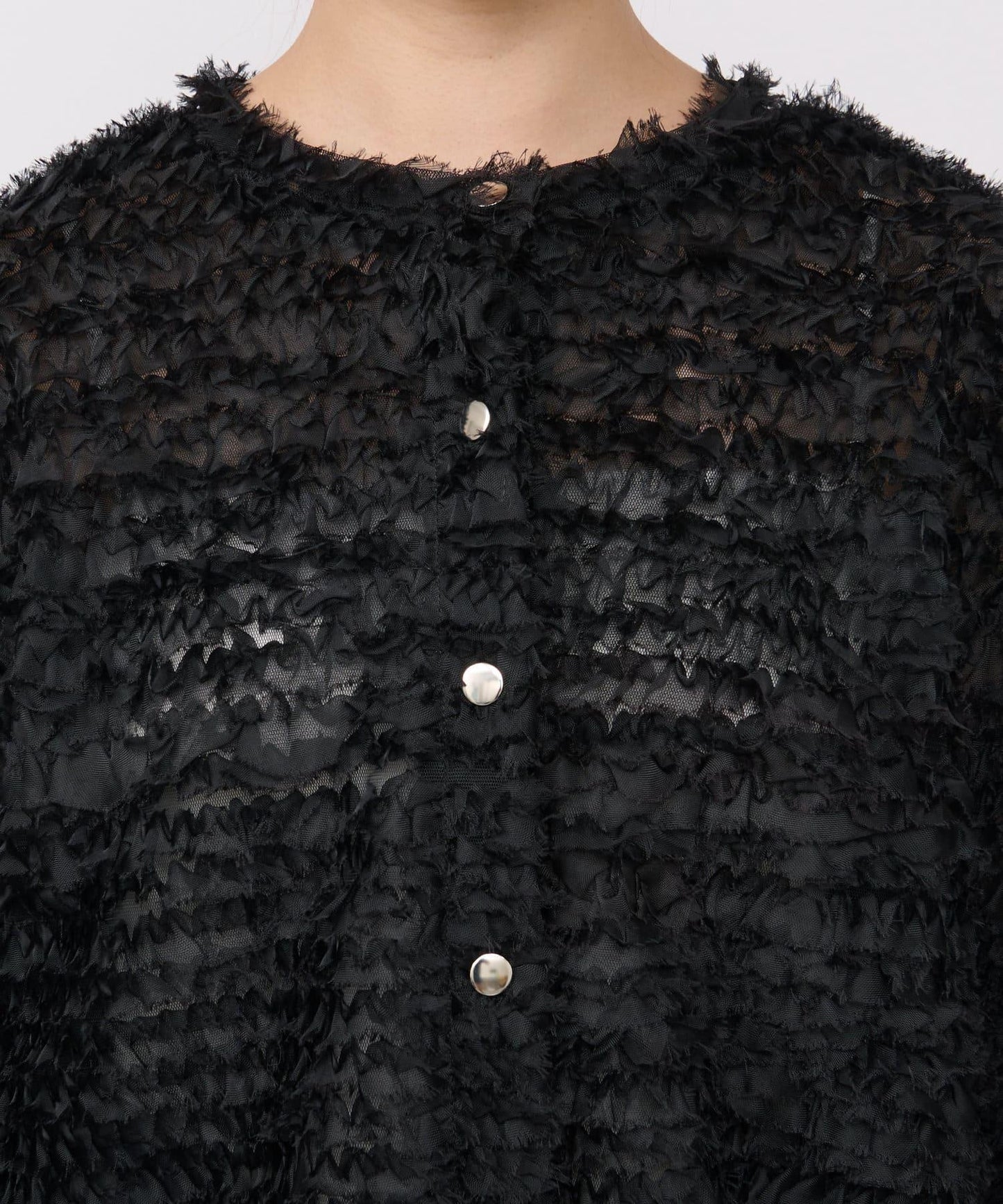 《限定》蕾絲下襬襯衫