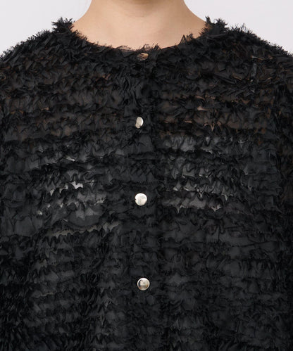 《限定》蕾絲下襬襯衫