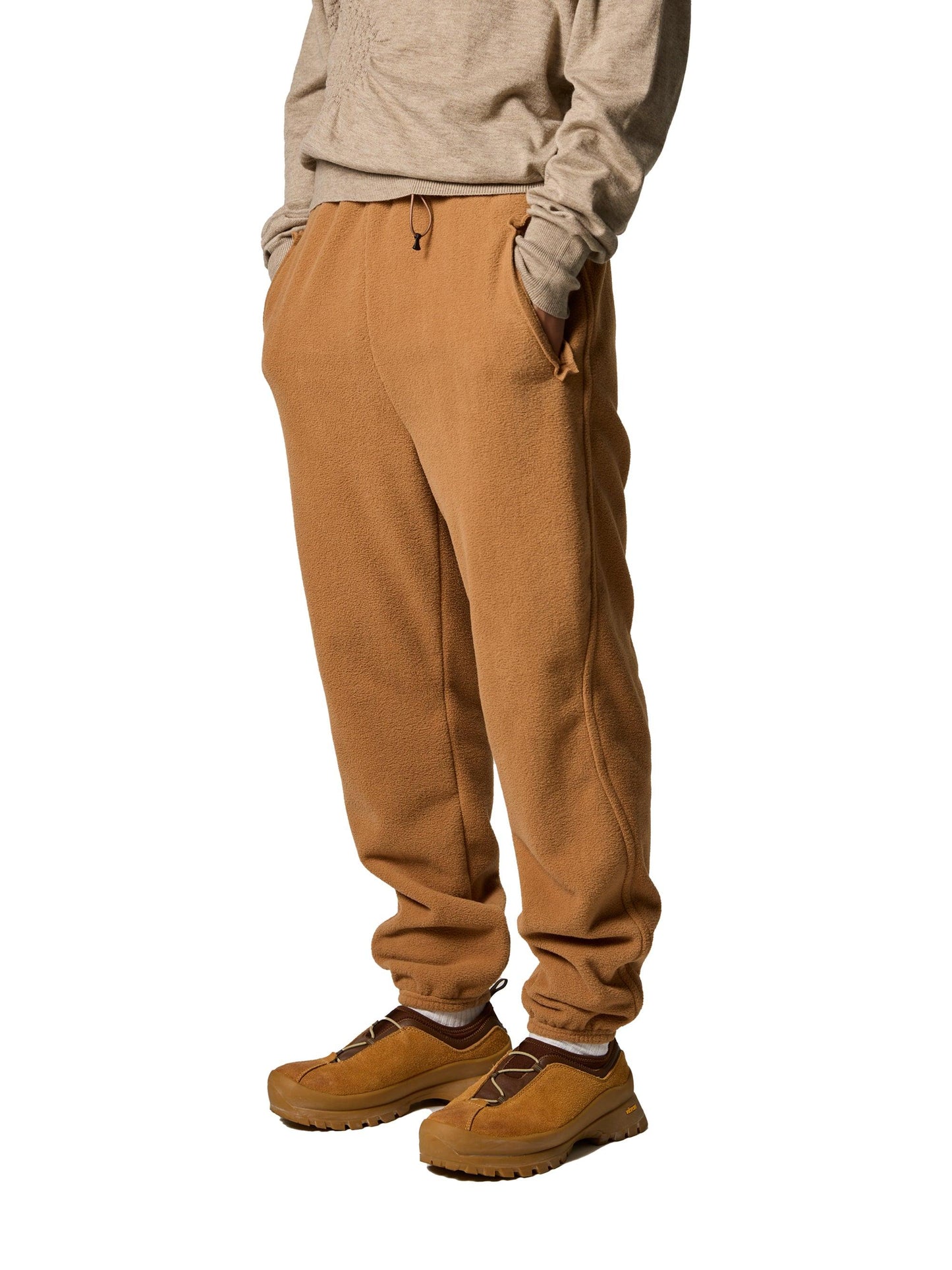 整理過的肋骨褲 / 聚酯微絨