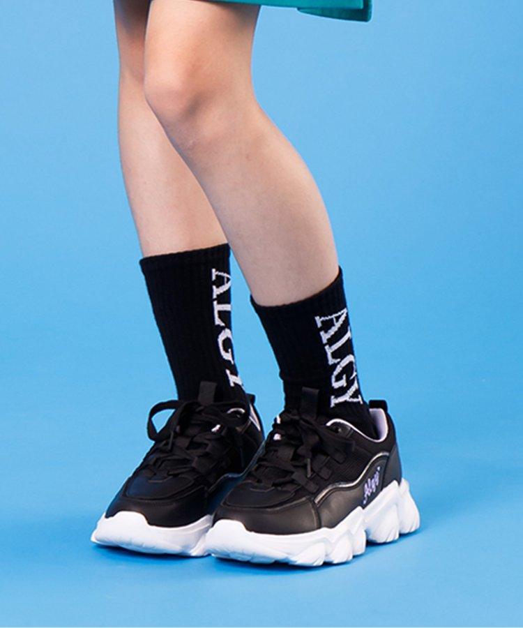 3P對象 豎條紋踝襪