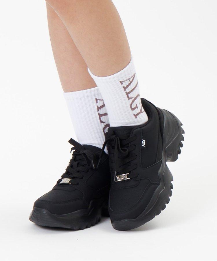 3P對象 豎條紋踝襪