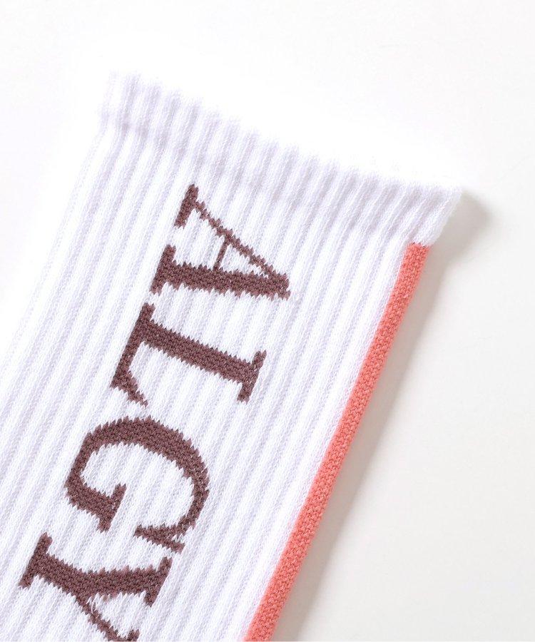 3P對象 豎條紋踝襪