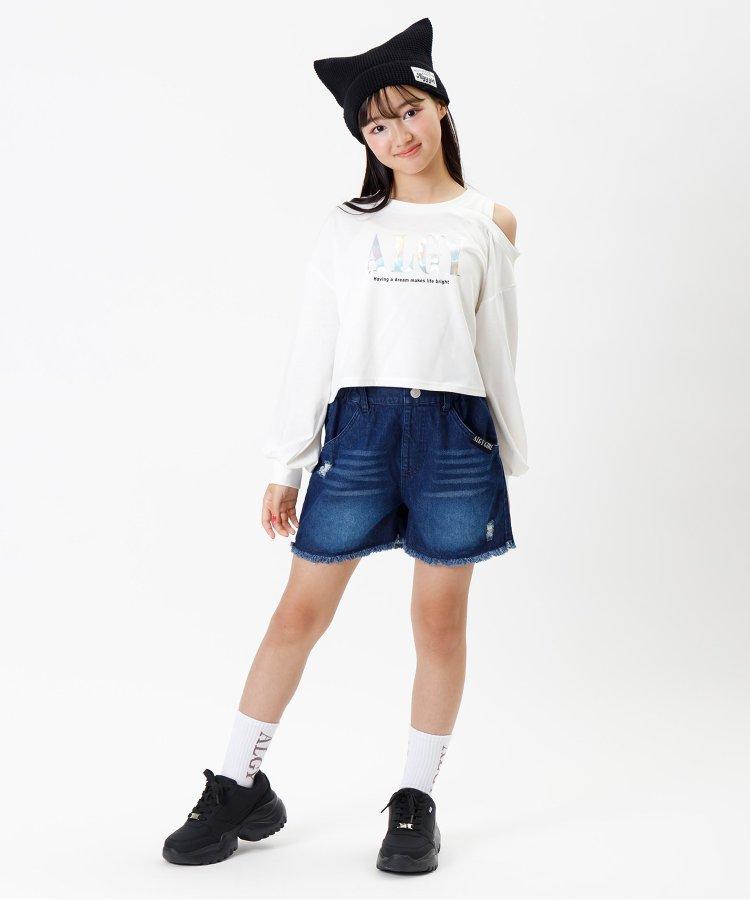 3P對象 豎條紋踝襪