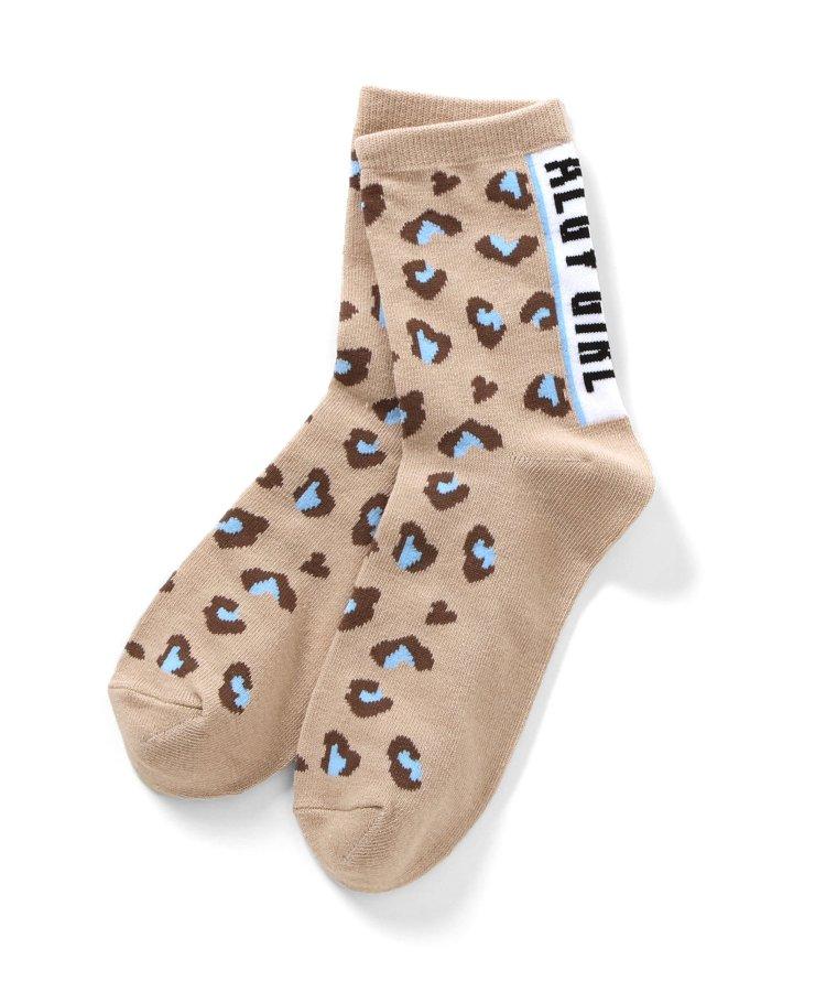 3P套裝 動物紋長筒襪