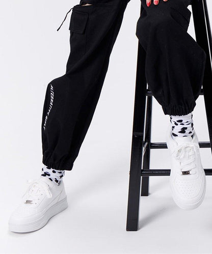 3P套裝 動物紋長筒襪