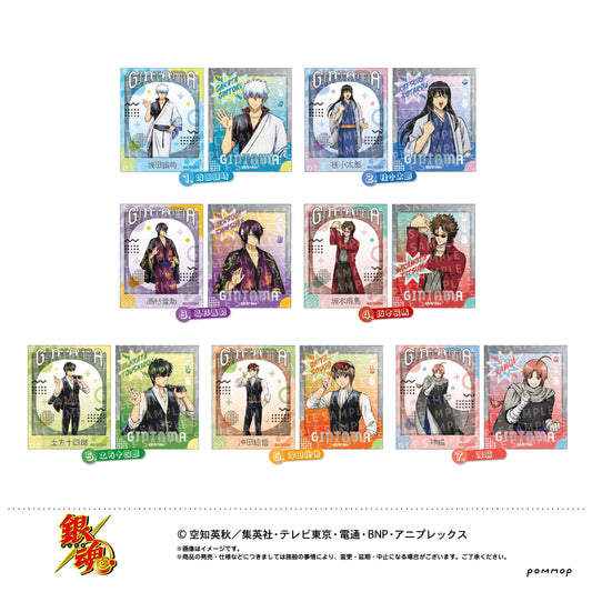 《銀魂》風格金屬貼紙收藏系列-石頭剪刀布- 【整盒/12套裝】