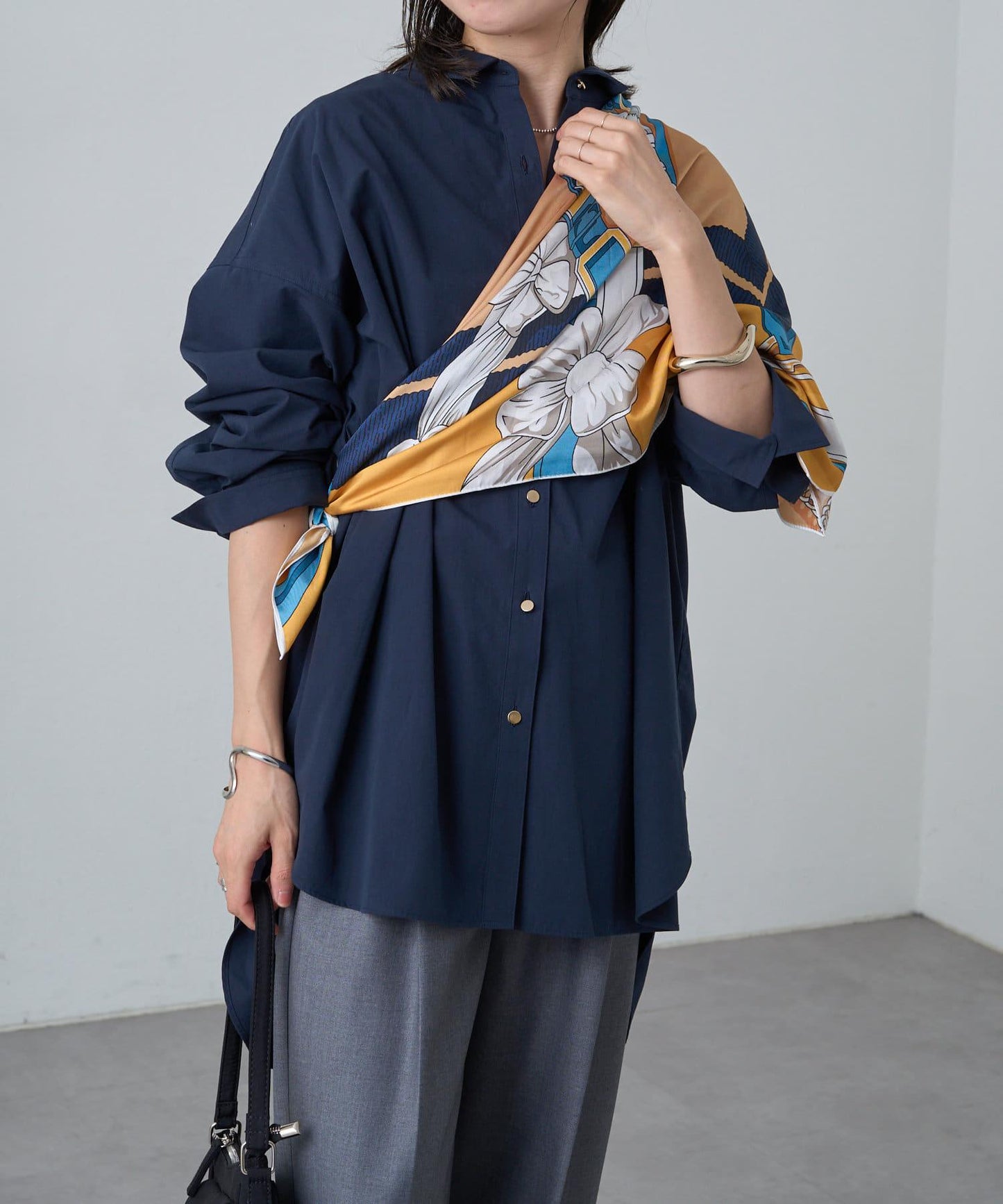 2WAY卡西庫爾寬鬆襯衫