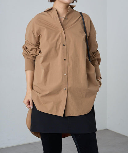 2WAY卡西庫爾寬鬆襯衫