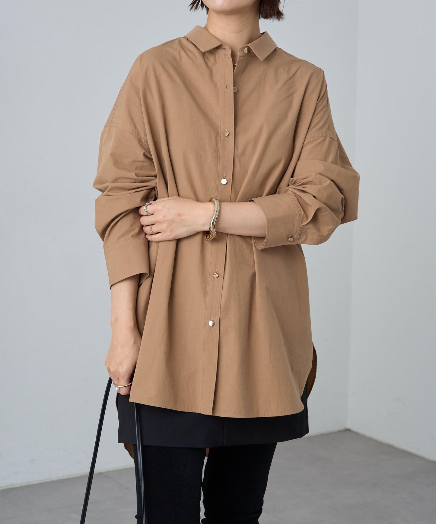 2WAY卡西庫爾寬鬆襯衫