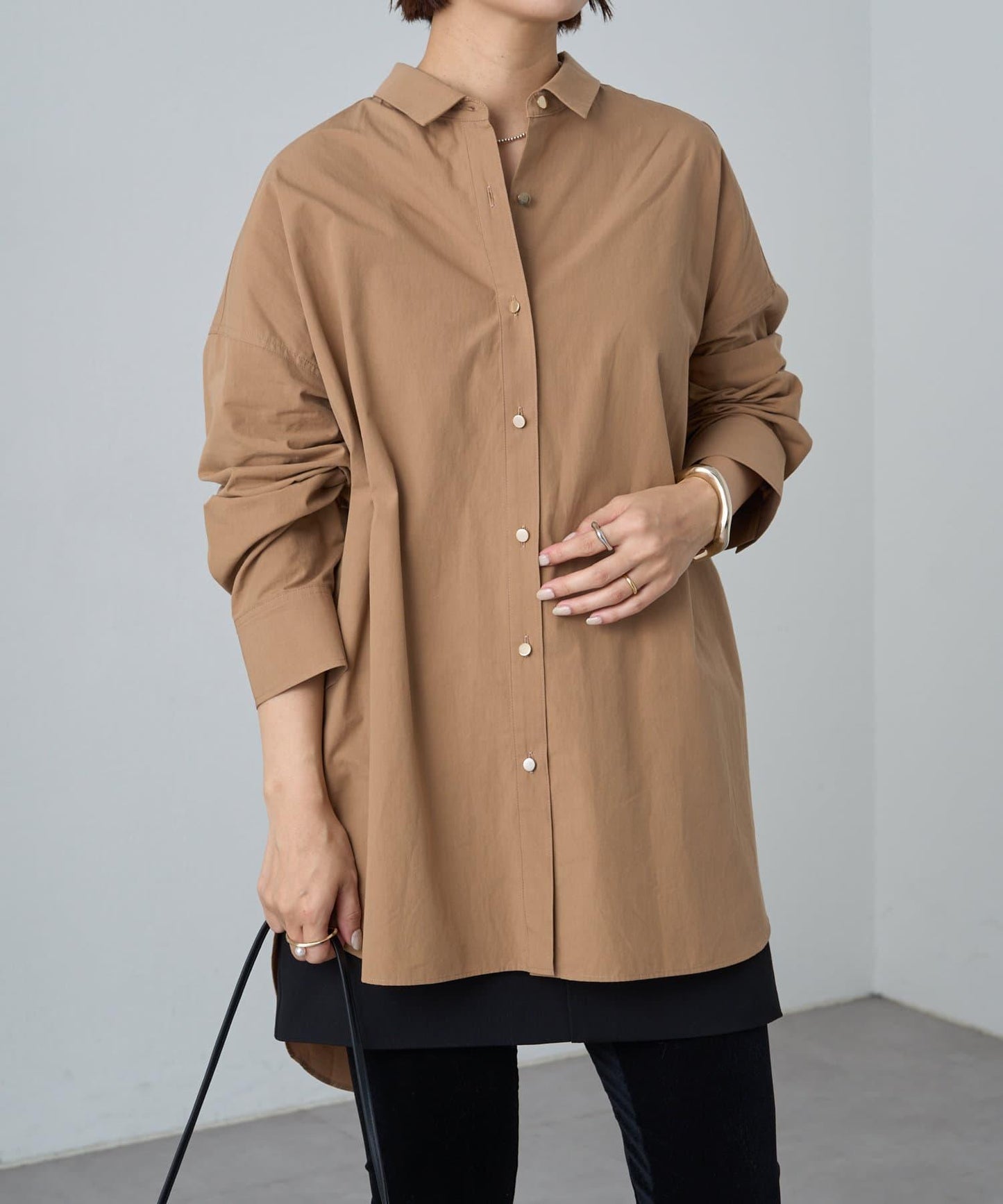 2WAY卡西庫爾寬鬆襯衫