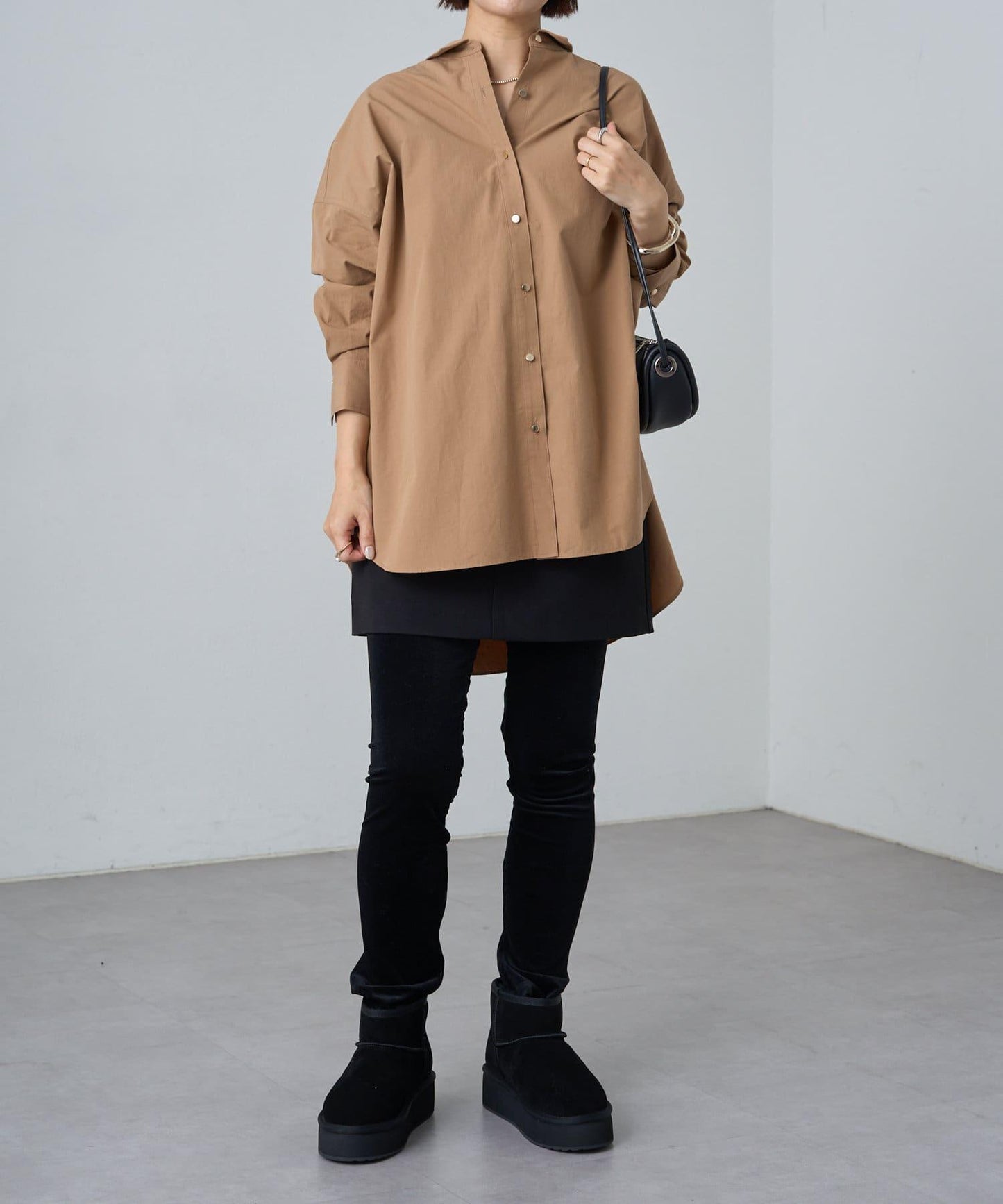 2WAY卡西庫爾寬鬆襯衫