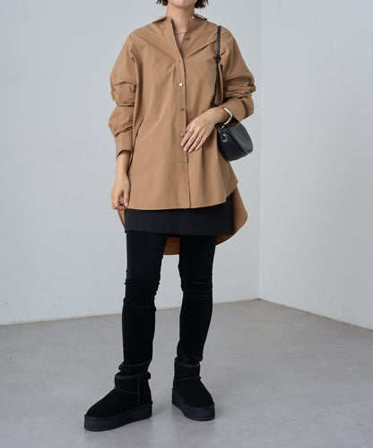 2WAY卡西庫爾寬鬆襯衫