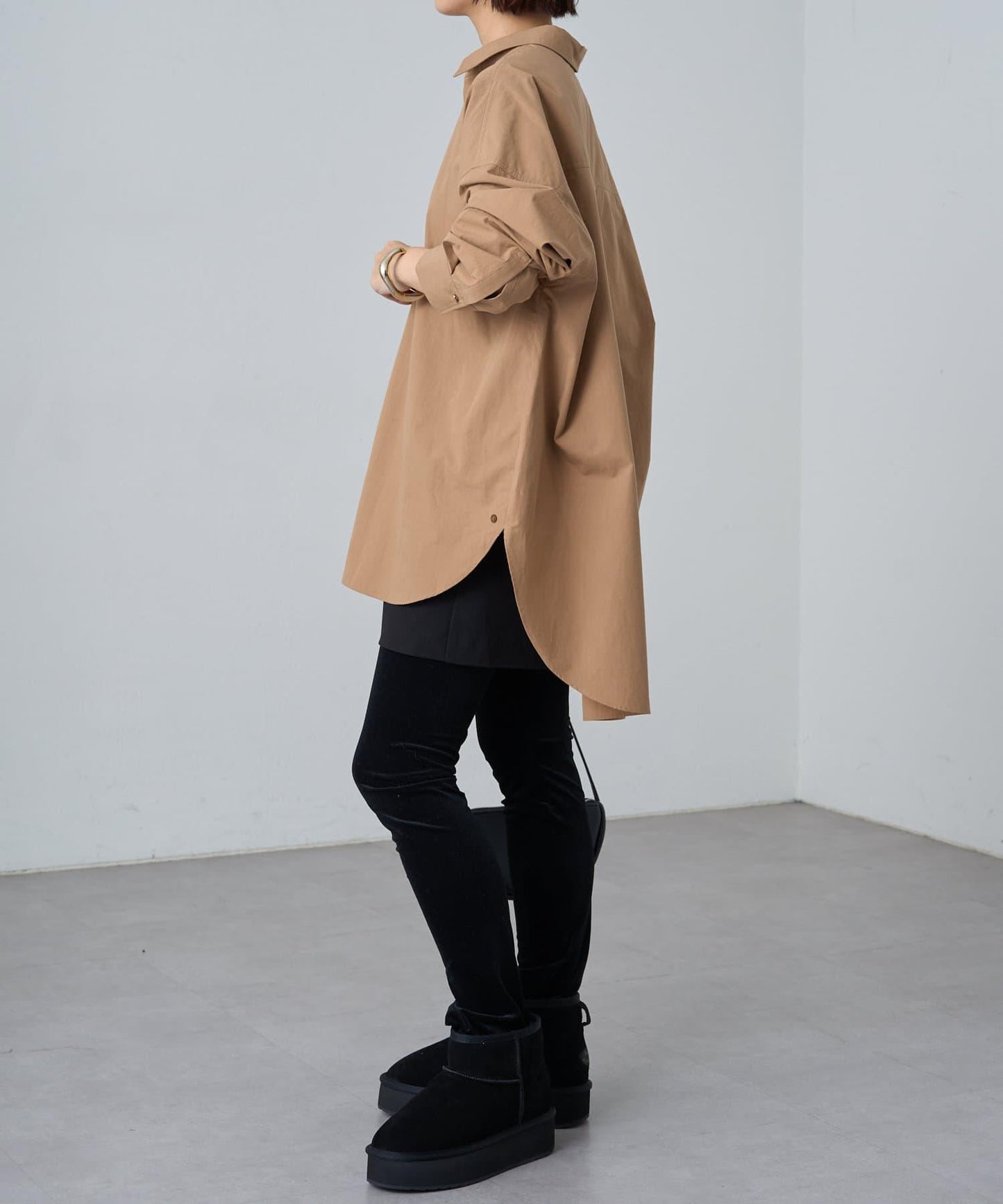 2WAY卡西庫爾寬鬆襯衫