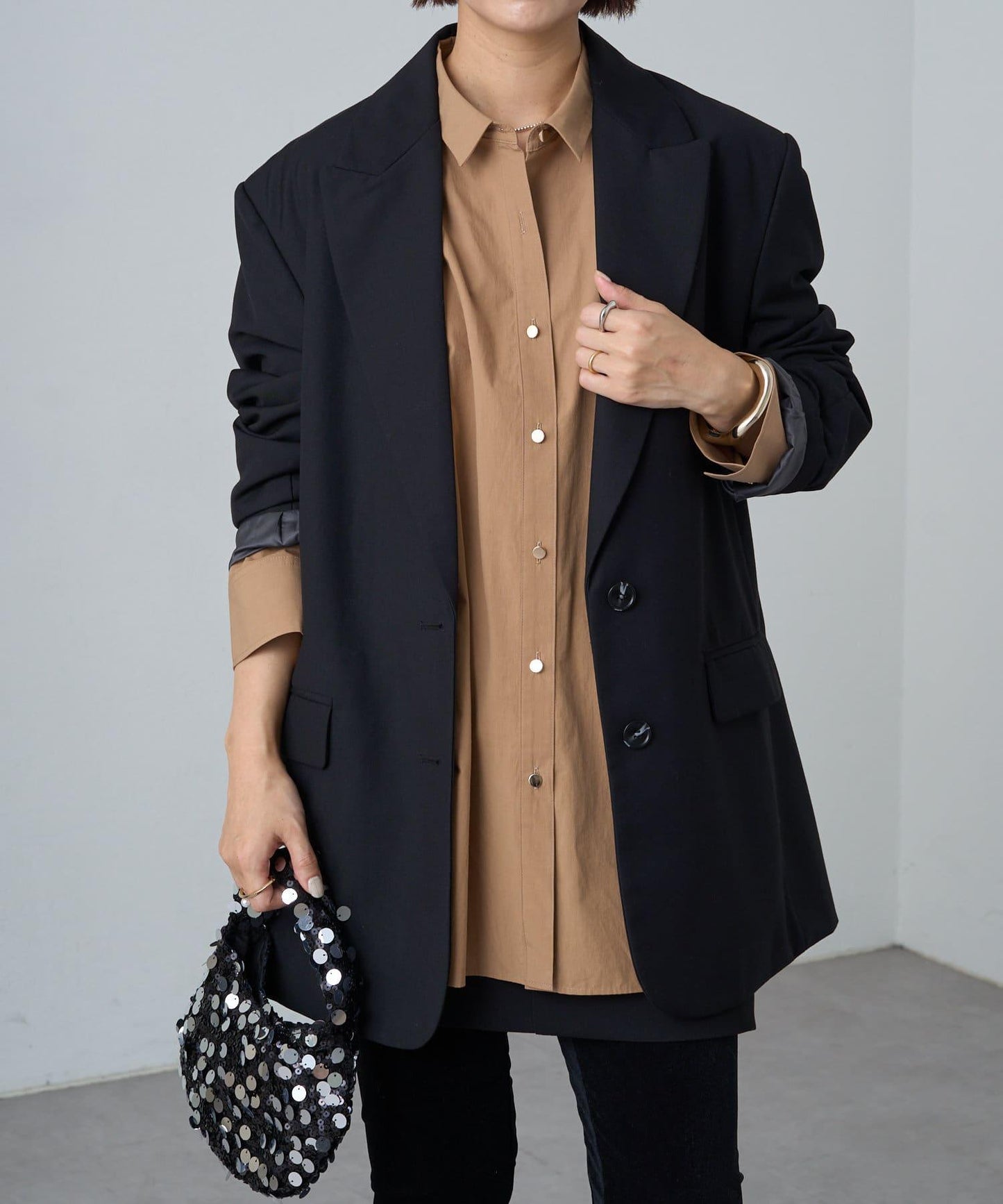 2WAY卡西庫爾寬鬆襯衫