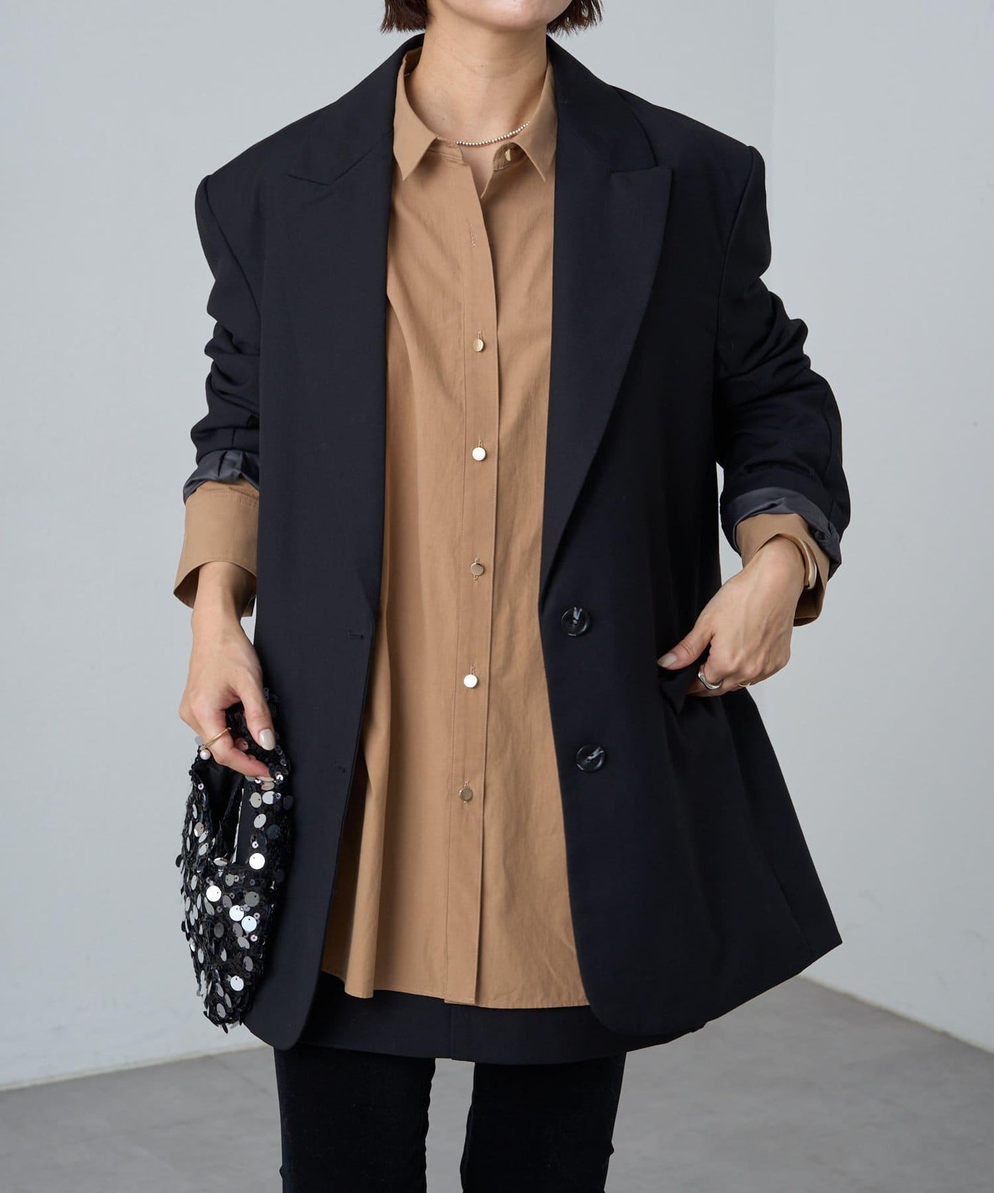 2WAY卡西庫爾寬鬆襯衫