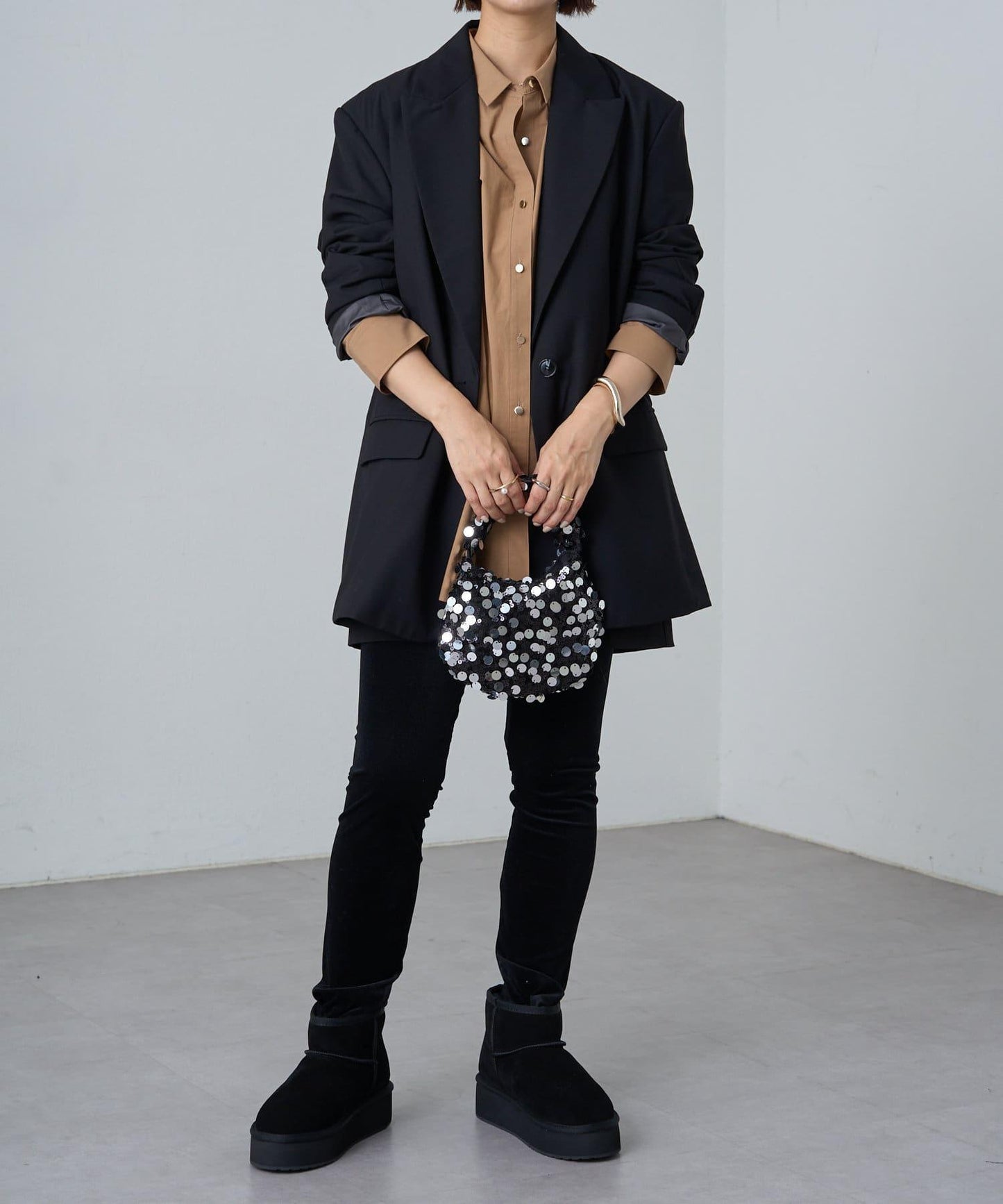 2WAY卡西庫爾寬鬆襯衫