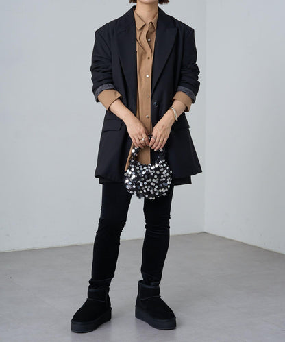 2WAY卡西庫爾寬鬆襯衫