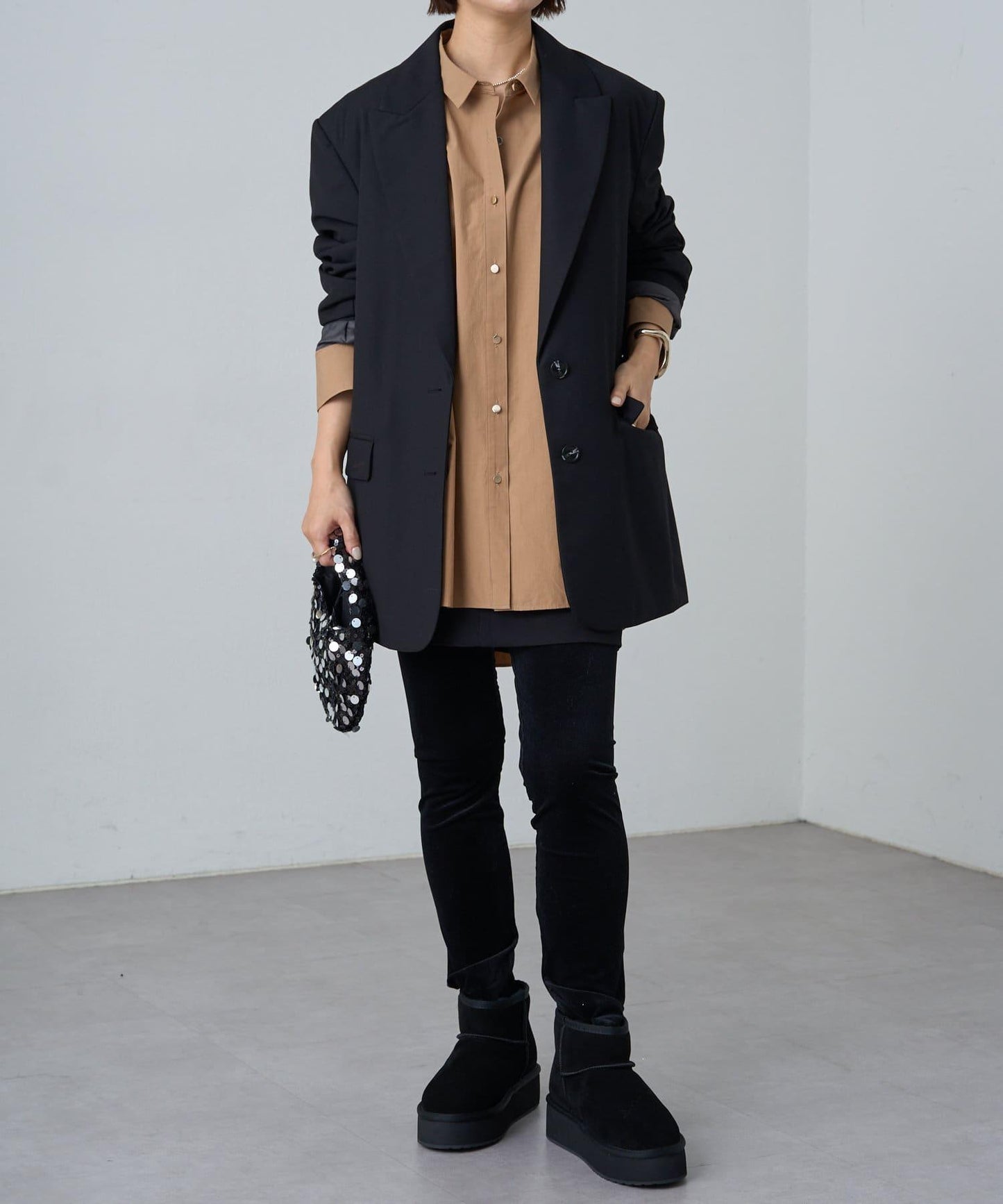 2WAY卡西庫爾寬鬆襯衫