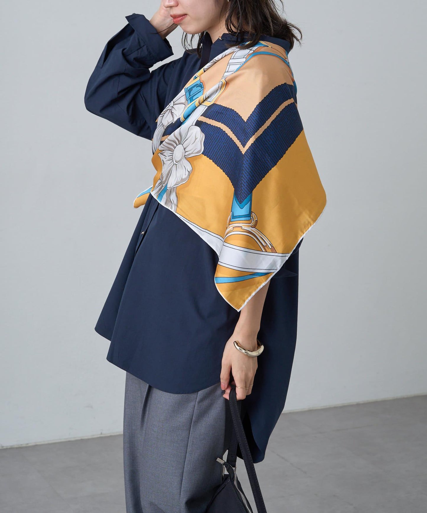 2WAY卡西庫爾寬鬆襯衫