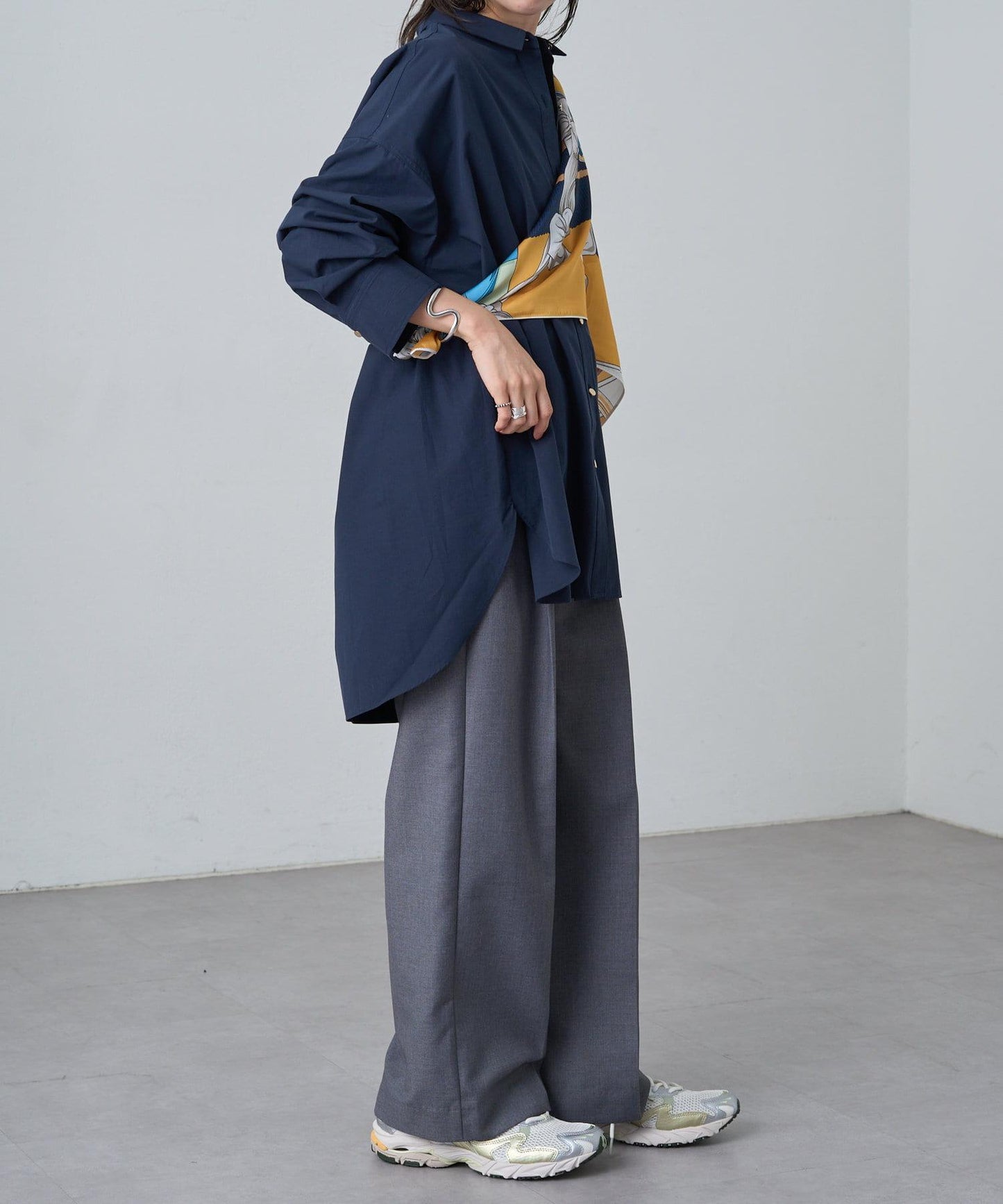 2WAY卡西庫爾寬鬆襯衫