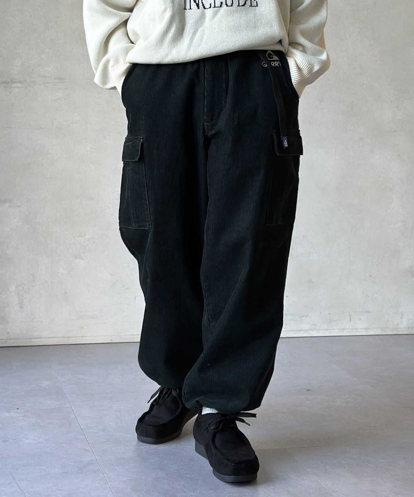 【GERRY】燈芯絨工裝褲