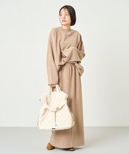 起毛 肋針 裙子 套裝(上衣·裙子)【限定推出】