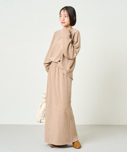 起毛 肋針 裙子 套裝(上衣·裙子)【限定推出】