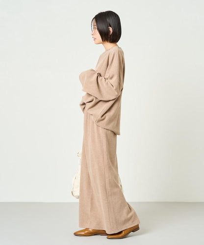 起毛 肋針 裙子 套裝(上衣·裙子)【限定推出】